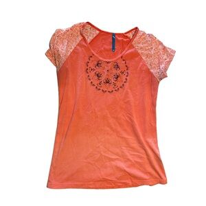 Kuhl Coral Short Sleeve Women's Tee with Mandala Design